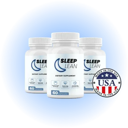 Sleep Lean supplement promoting deep restful sleep and overnight fat burning